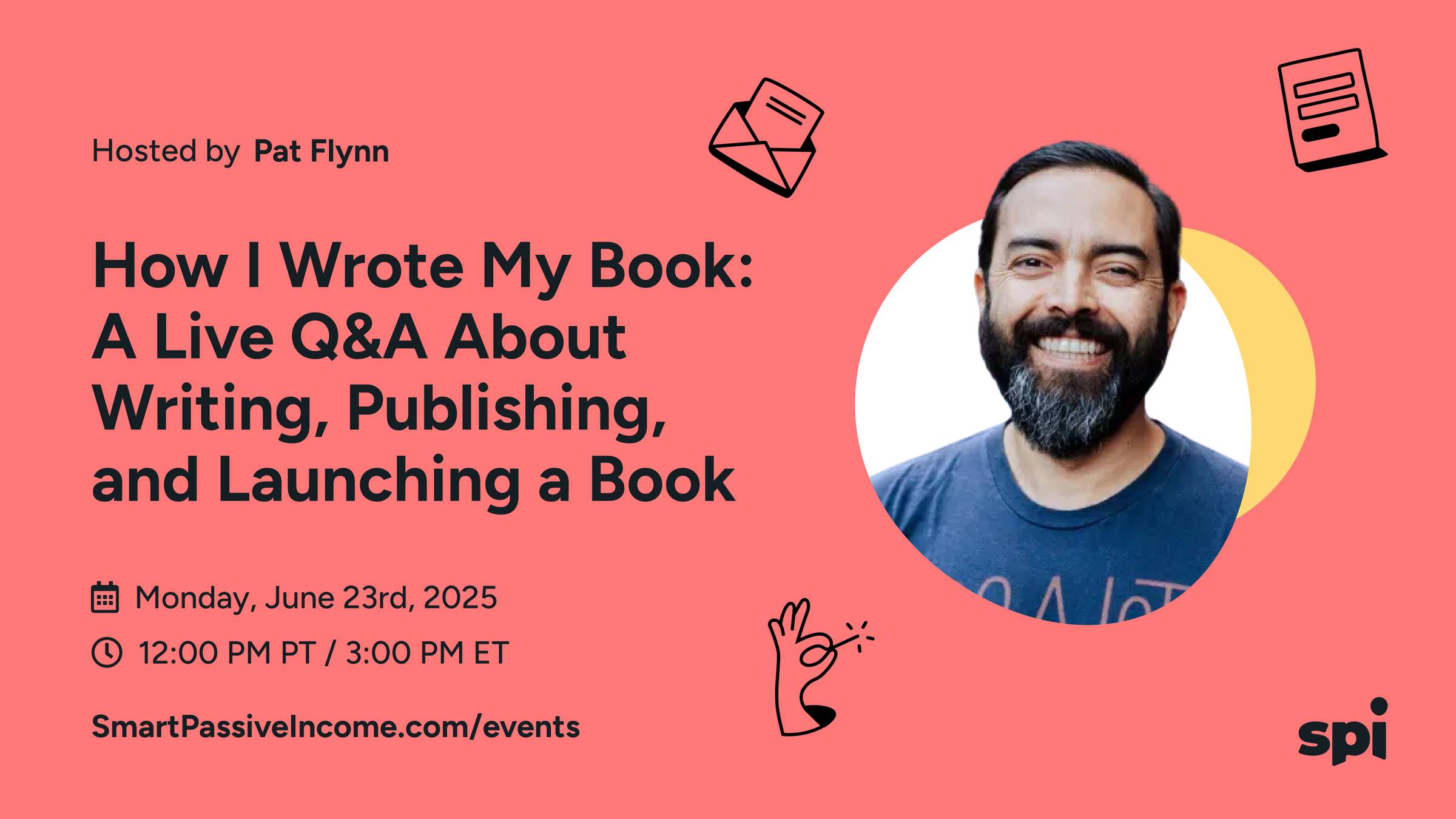 How I Wrote my Book: A live Q&A about writing, publishing, and launching a book