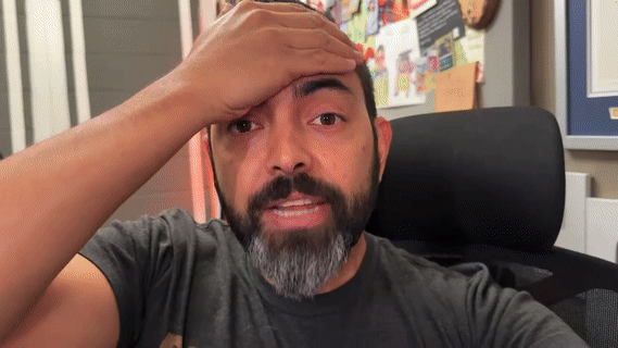 Gif of Pat looking disappointed