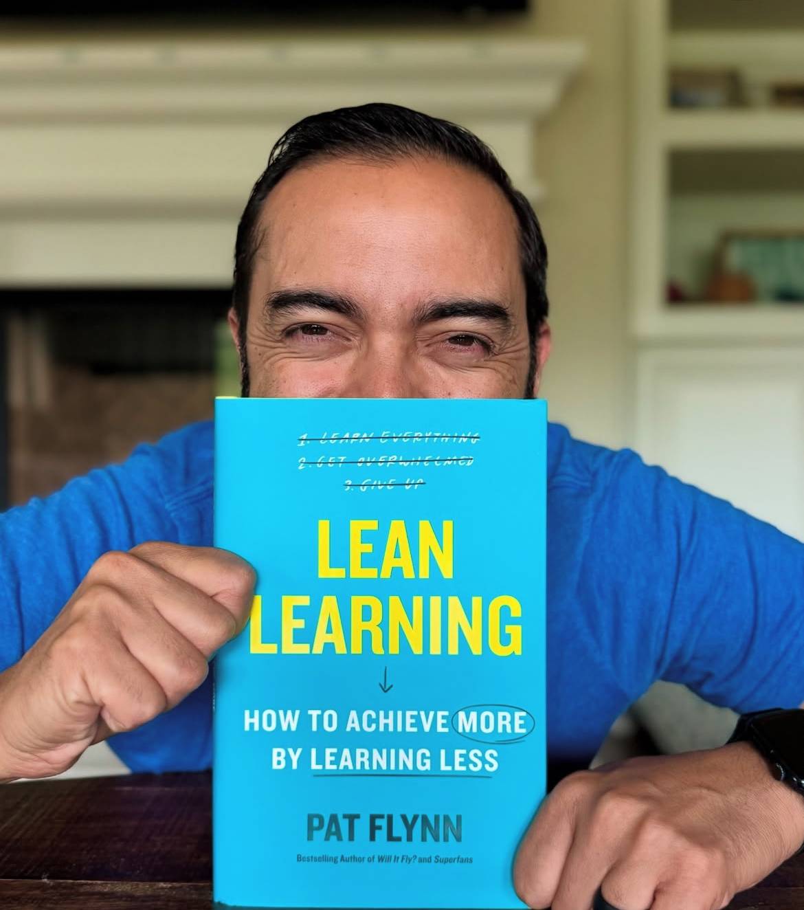 Pat with his new book Lean Learning