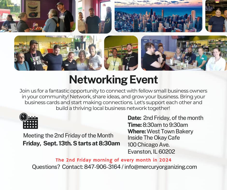 Networking for Small Local Small Business- 2nd Fridays of the Month