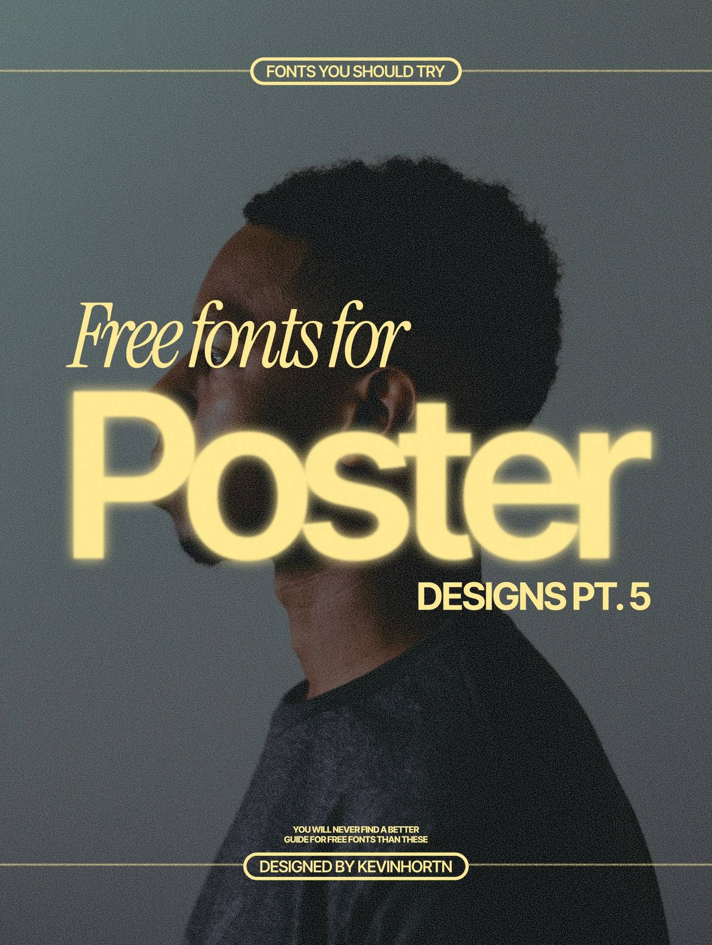 Use these fonts for your poster designs 👇

(📌 Save this for later.)

One thing I love about design is that you’re allowed to break the rules. A lot of my inspiration comes from bold magazine and poster covers that speak to me.

Here are 5 fonts that add some seasoning to your artwork:

1️⃣ Black Han Sans

2️⃣ Bungee

3️⃣ DotGothic16

4️⃣ STIX Two Text

5️⃣ Antonio

Master these and your posters, social graphics, and even personal brand visuals will instantly look more intentional.

✌🏾 Follow for more design tips.

#designer #branddesign #graphicdesign #branding #typography #font #fonts #branddesigner #posterdesign #figma #digitalproductscoach