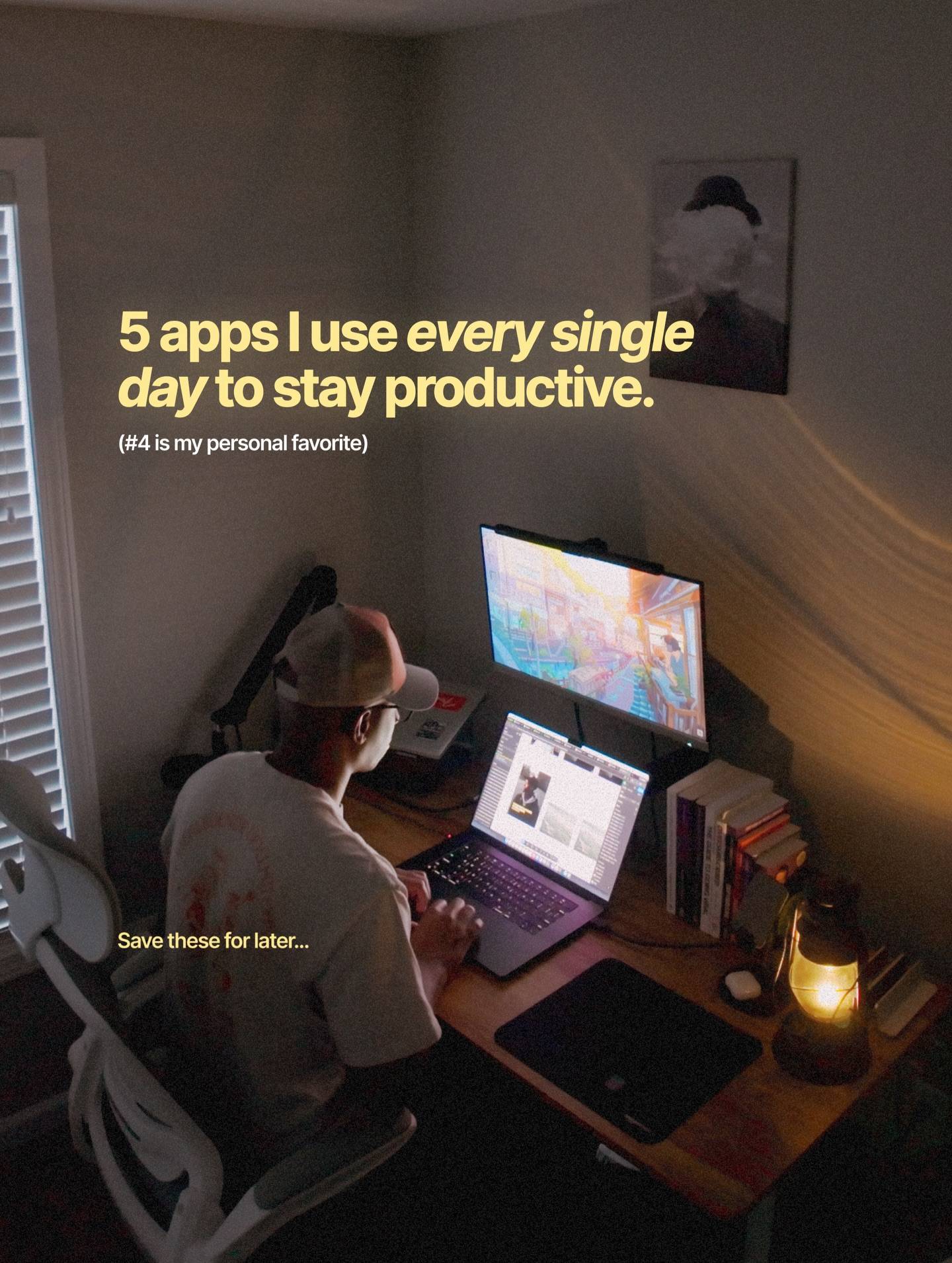 Here are 5 apps I use every single day 👇

- ChatGPT
- Google Sheets
- Google Docs
- Allen AI
- Voice Memos

What apps are you using to stay productive?