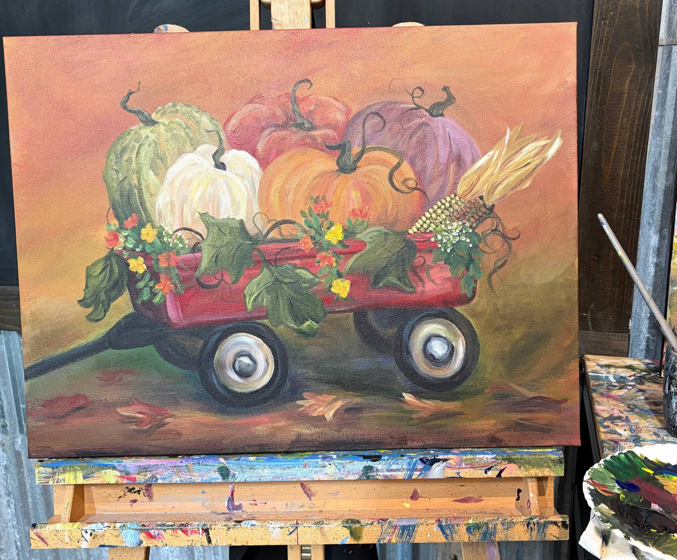 Harvest Wagon Paint-away