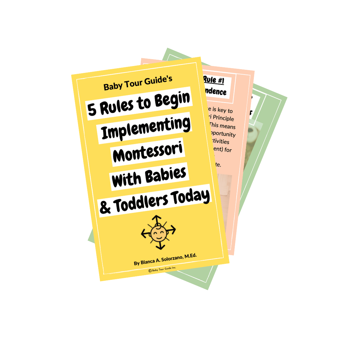 5 Rules to Implementing Montessori With Babies & Toddlers
