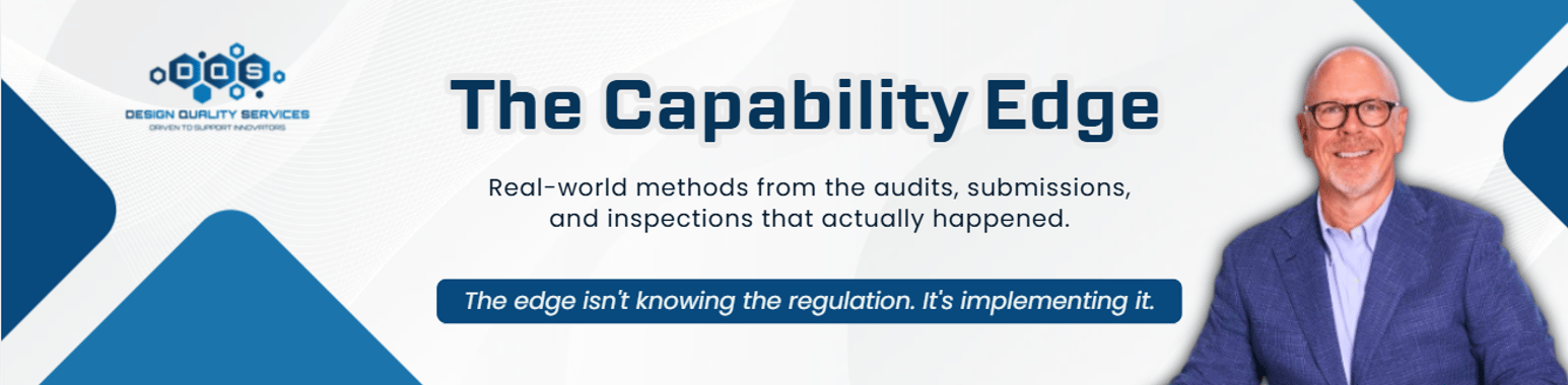 The Capability Edge newsletter banner with John Salvato