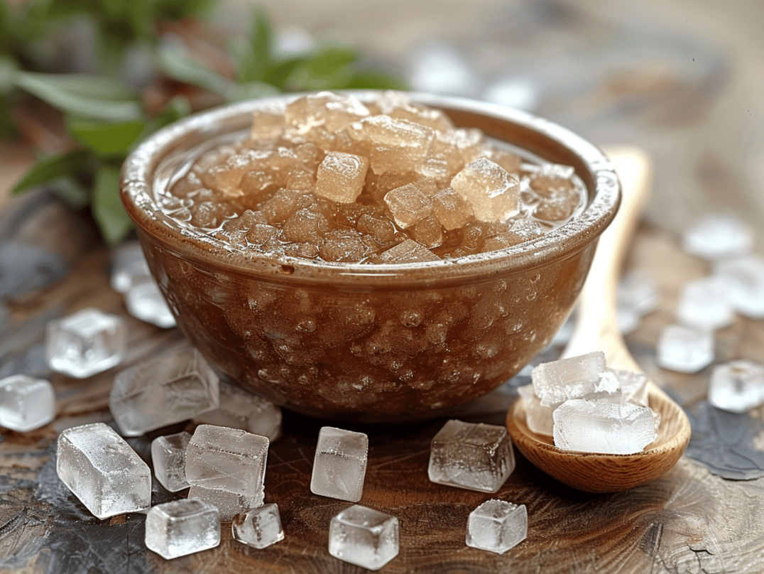 Ice cold bowl of porridge