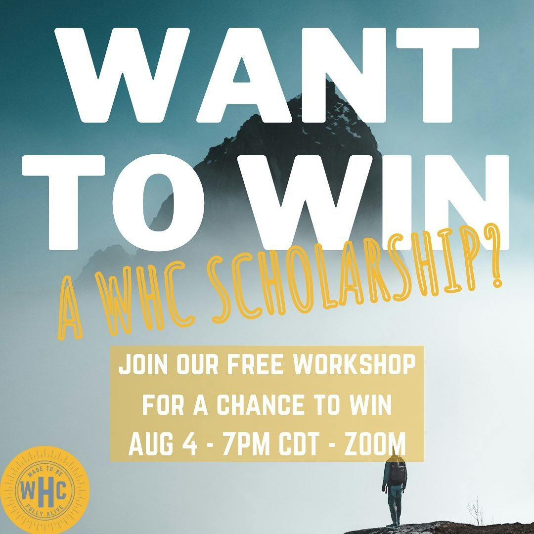 It’s not too late to join our FREE workshop tonight at 7p CDT. We will draw for a WHC scholarship from participants who join. 
See you then! 
.
#values #hope #agency #psychology #scholarship #giveaway #win #workshop #mentalhealth #mentalhealthawareness #mentalhealthmatters #mentalhealth #rest #narrativetherapy #wholehuman #fullyalive