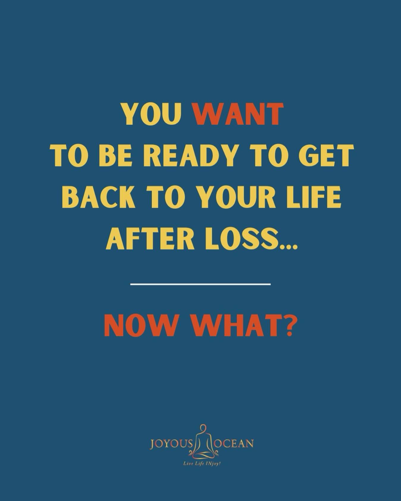 You want to be ready to get back to life after loss… and now what?

There’s this space—this in-between—where you’re trying. You want things to go back to how they were. You want to feel “normal” again. 

But something feels… different.

Because you are different.

I remember this so clearly after my daughter died. I took time and space to grieve, to heal. And then one of my children wanted to go back to school—back to normal. I knew it was not the right time, but I understood his desire to fit back into life, to pick up where things left off. The truth is, we don’t fit exactly as we did before. And that’s where so many of us get stuck.

Now what?

Grief changes us, but it doesn’t mean joy is lost forever. 

If you’re feeling stuck in this space—wanting to move forward but not sure how—I’m here. 

📩 DM me, and let’s explore what reclaiming life after loss can look like for you.

#GriefJourney #LifeAfterLoss #HealingTogether #TragicLoss #SelfCareWithdionne #ChiefJoyConnector #JoyousOcean #JoyIsYourBirthright #TransformationIsPossible #LiveLifeINjoy #INjoy