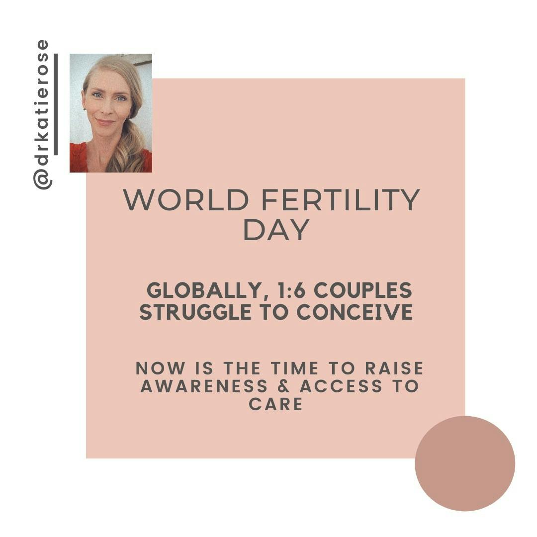 November 2nd is World Fertility Day, a day to raise awareness for fertility issues, reduce stigma around the conversation and improve access to fertility care. 

Some fertility facts:

* In the US, 1:8 couples are diagnosed with infertility 
* The most common cause of infertility is failure to ovulate
* Only 19 states in the US have passed fertility insurance coverage laws, with only 13 of those including IVF coverage
* IVF success rates range based on age, but averages 50% live birth rate in women under 35

In my ideal world, all fertility patients would have access to open minded and brilliant reproductive endocrinologists, OBGYNs, naturopathic physicians, acupuncturists and dietitians. 

I hope some day this becomes a reality. For now, it has to start with awareness education, and conversation. 

I’ll do my best to keep showing up, sharing and advocating for my infertility patients!

What do you wish you had known about fertility? What do you wish others knew about infertility? 

#worldfertilityday #worldfertilityday2021