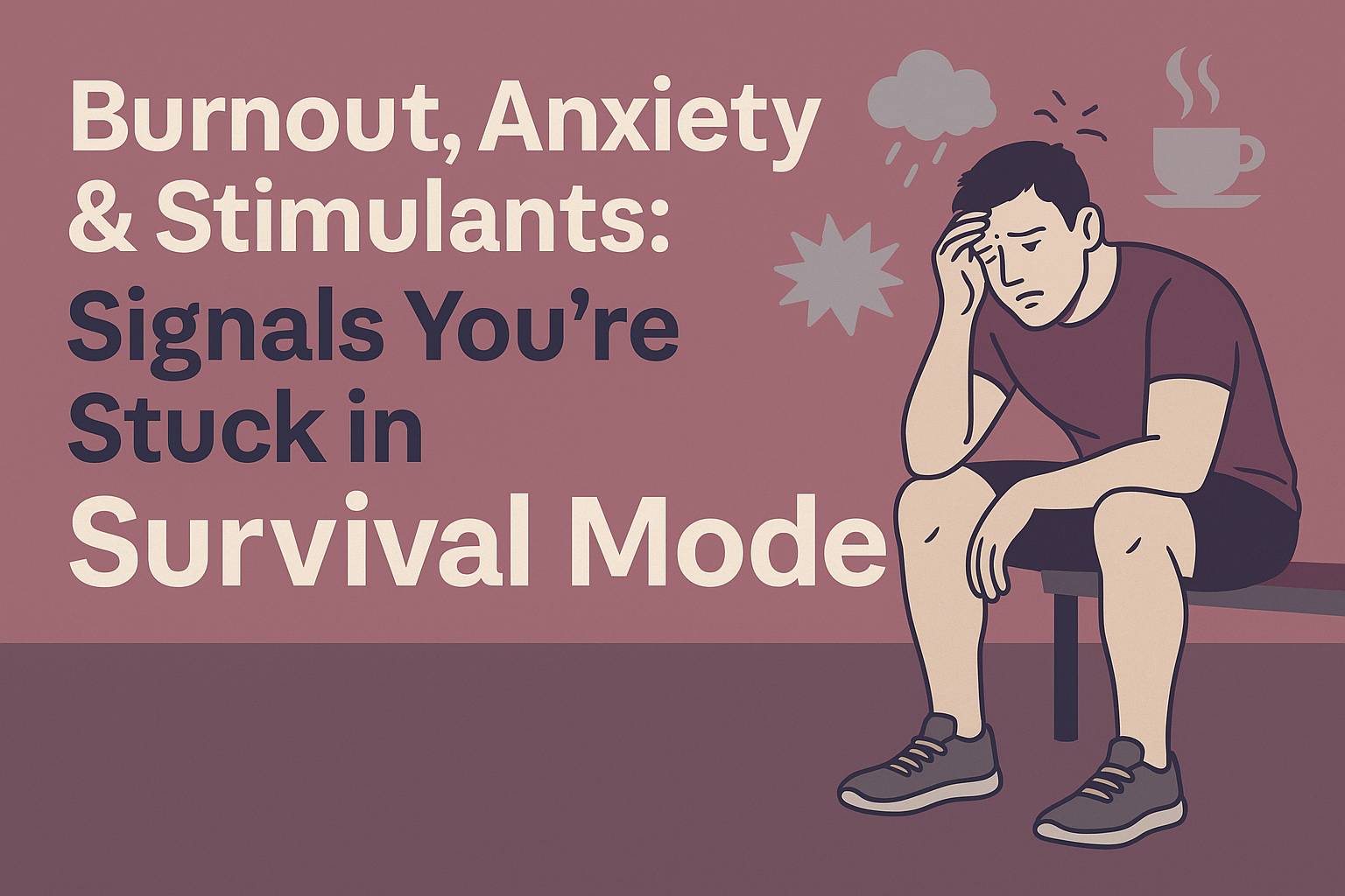 Burnout, Anxiety, Stimulants, Survival Mode