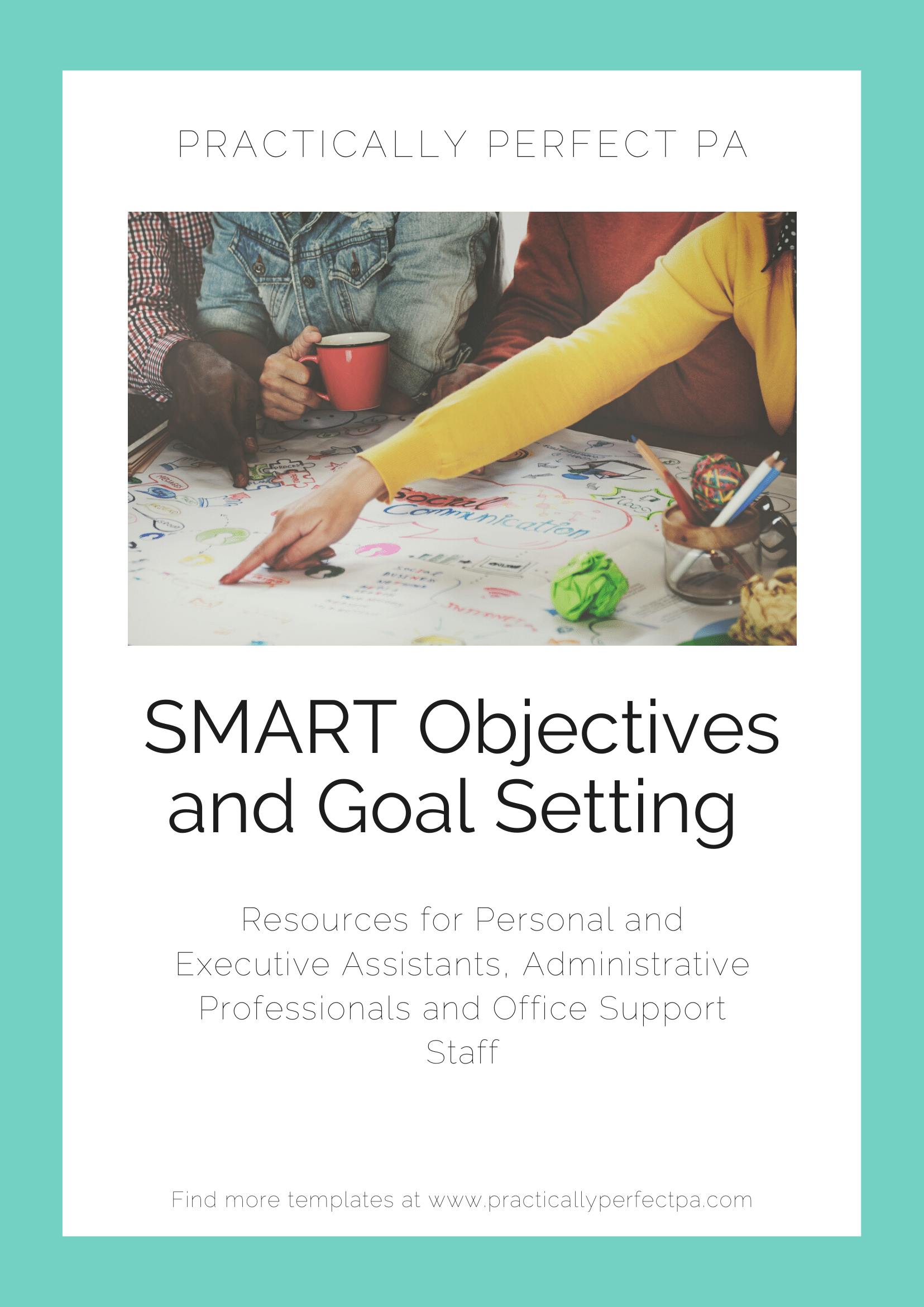 SMART objectives and Goal Setting Bundle for Executive Assistants