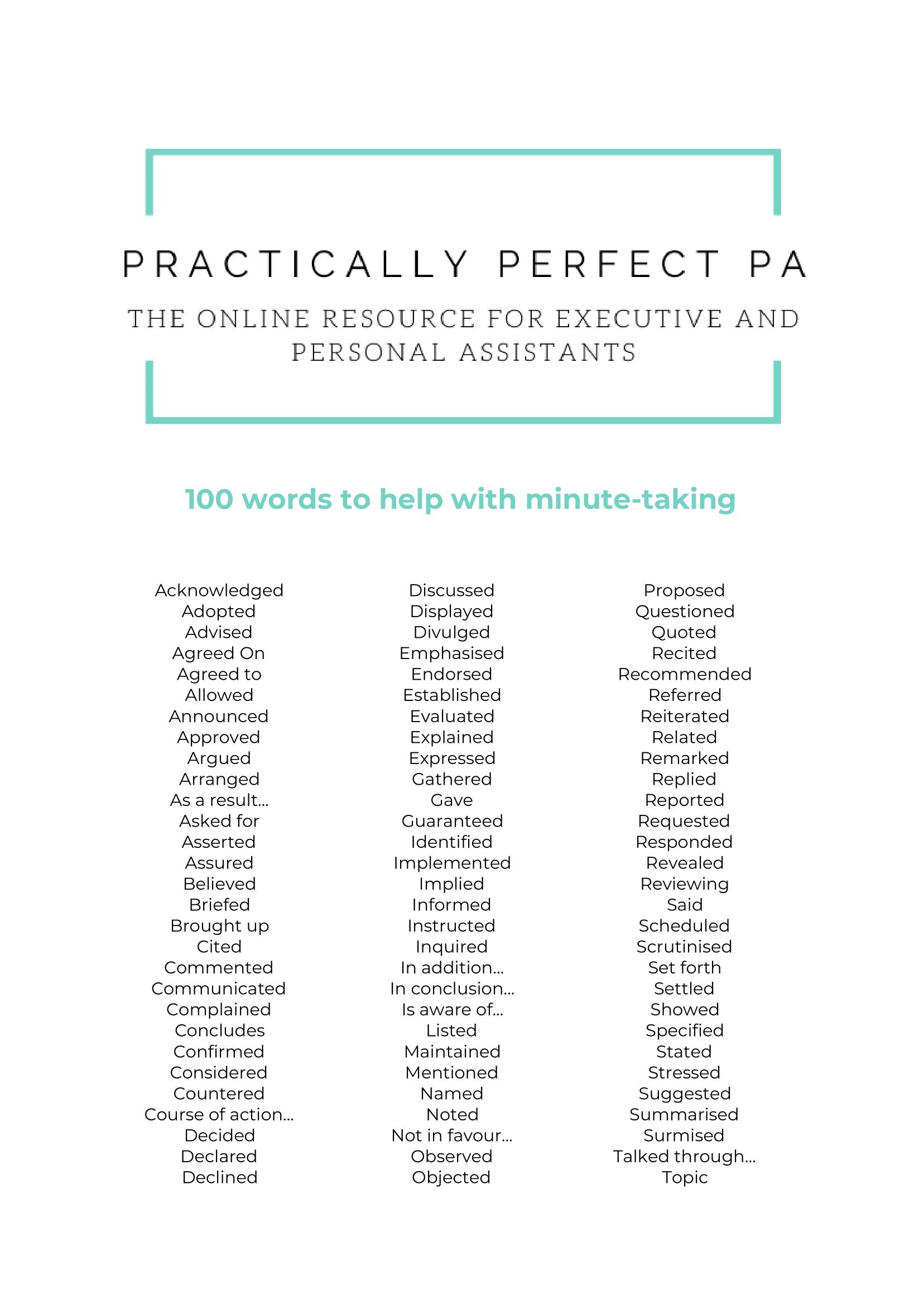 100 words a minute speech