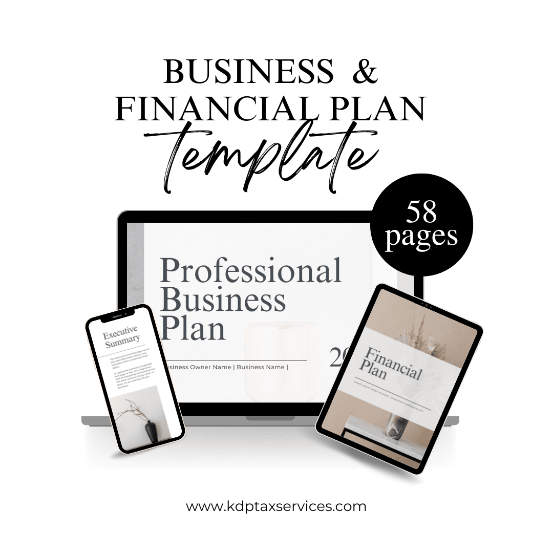 BUSINESS AND FINANCIAL PLAN TEMPLATE