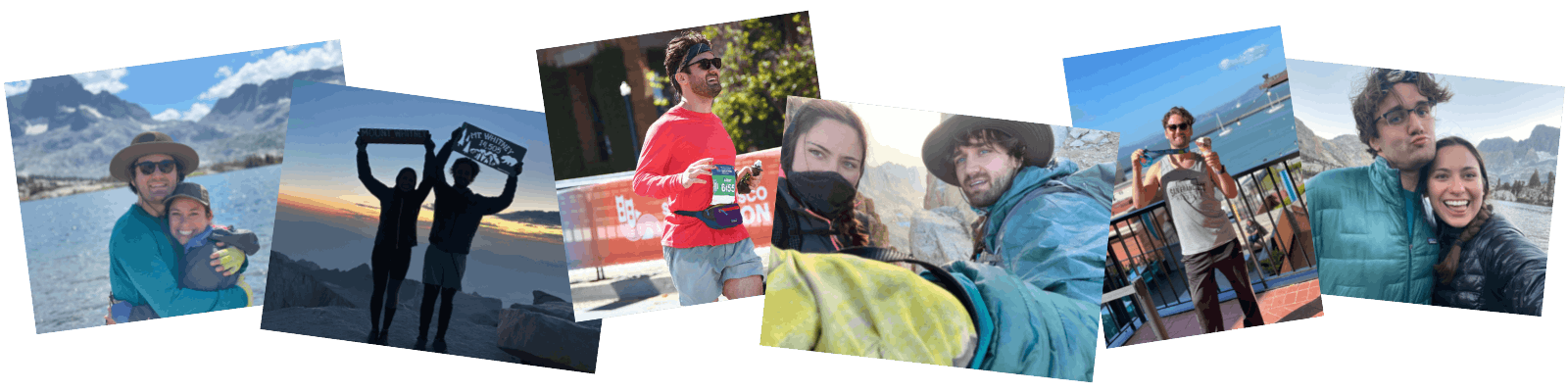 Quick montage of photos with Bekah from the JMT, and some photos from the San Francisco Marathon