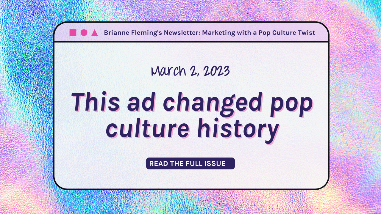 This ad changed pop culture history 👀