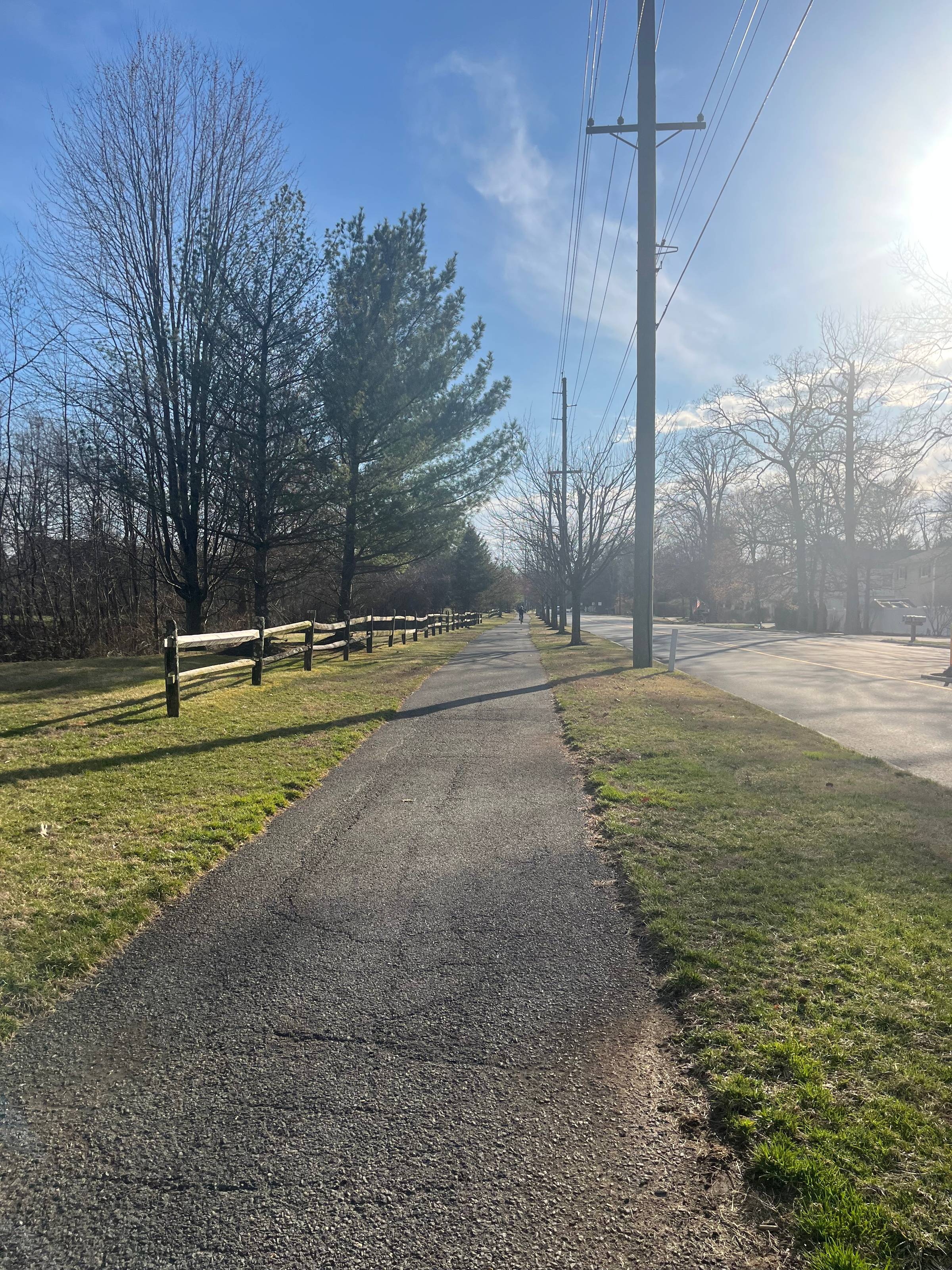 My daily walking path in Princeton that led to many creative ideas