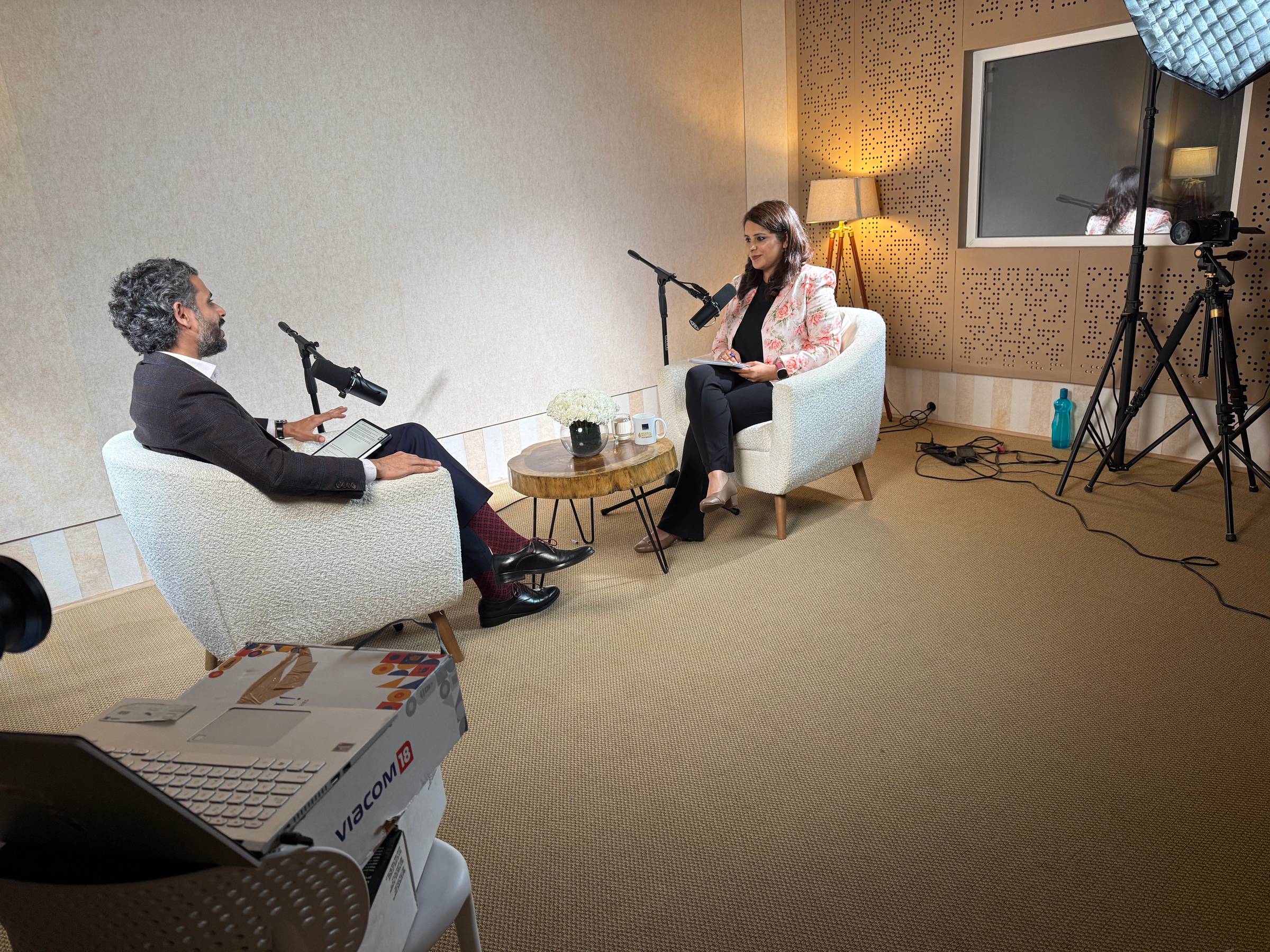 Mridu Bhandari interviewing Akshat Seth, MD & CEO, BirlaNu