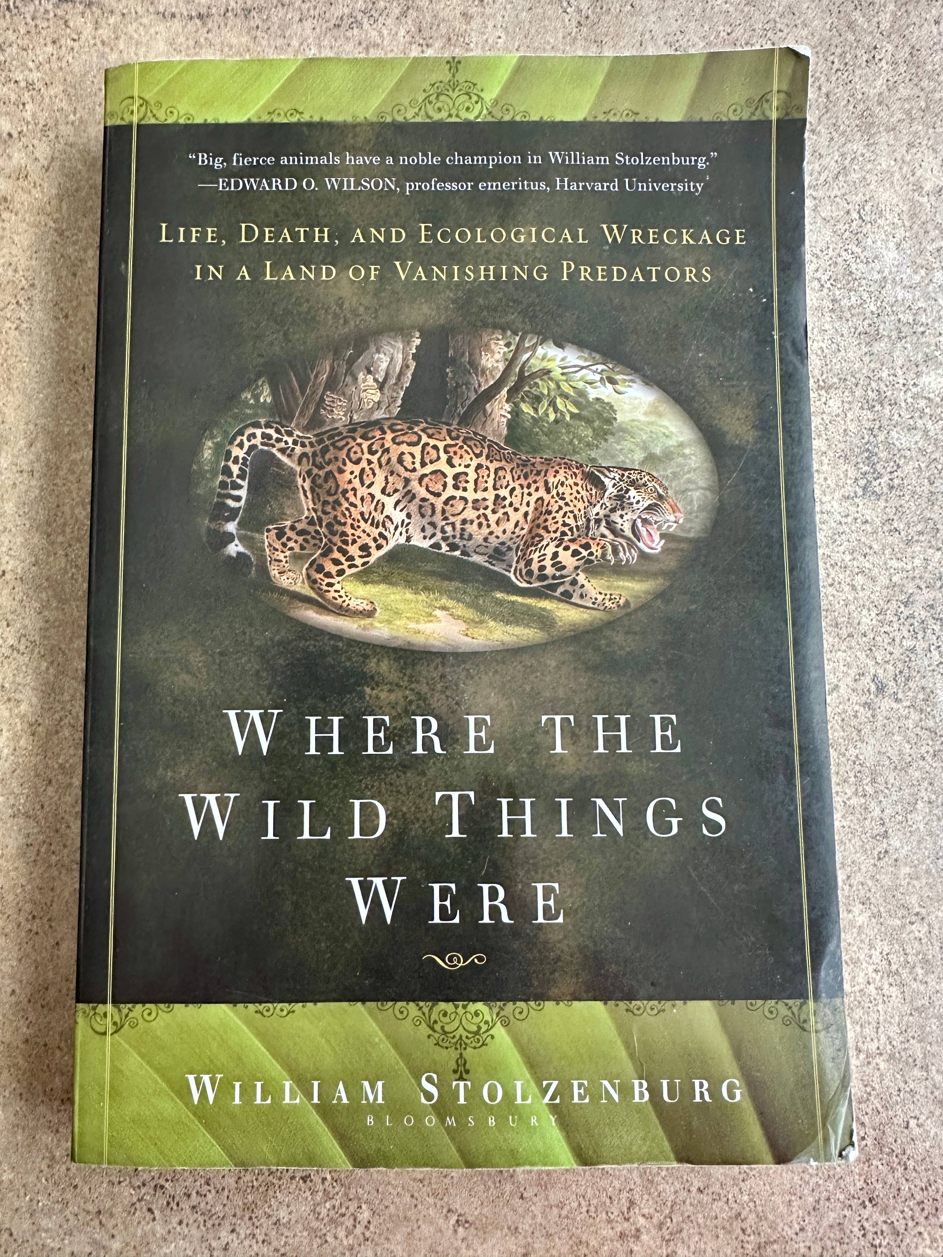 A book cover featuring a leopard