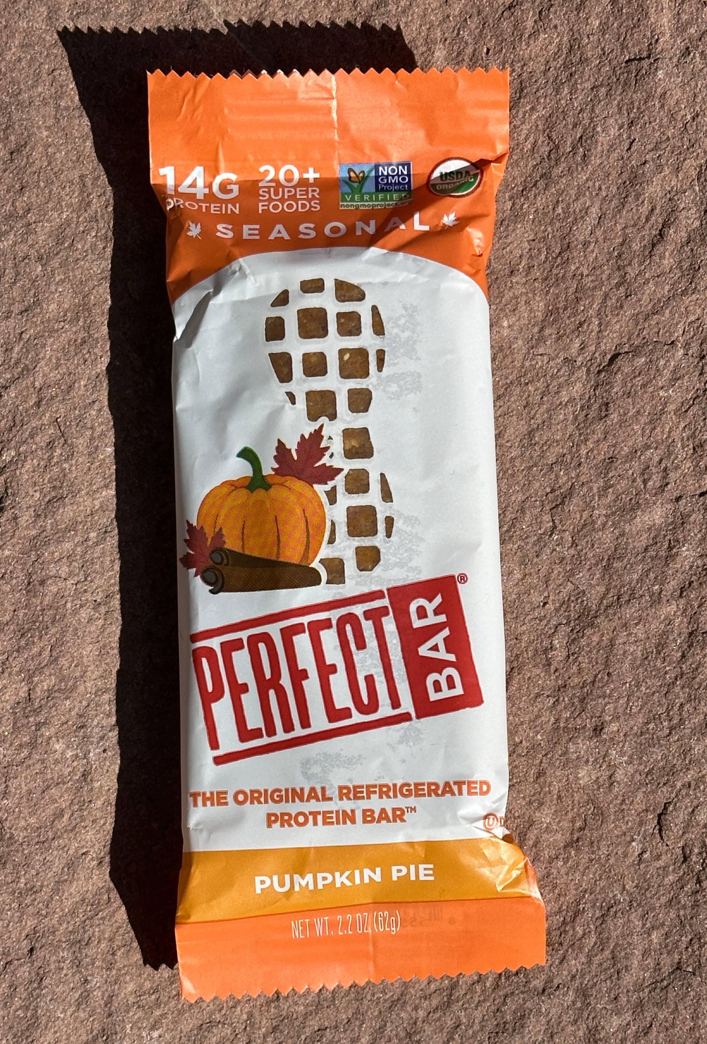 Pumpkin pie perfect protein bar