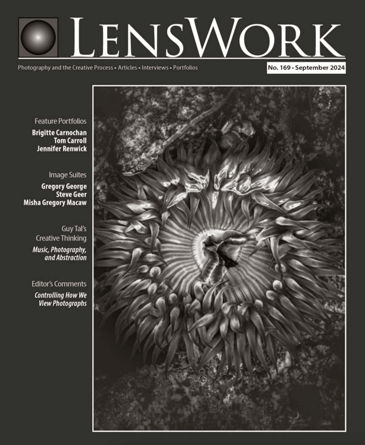 Cover of LensWork Magazine