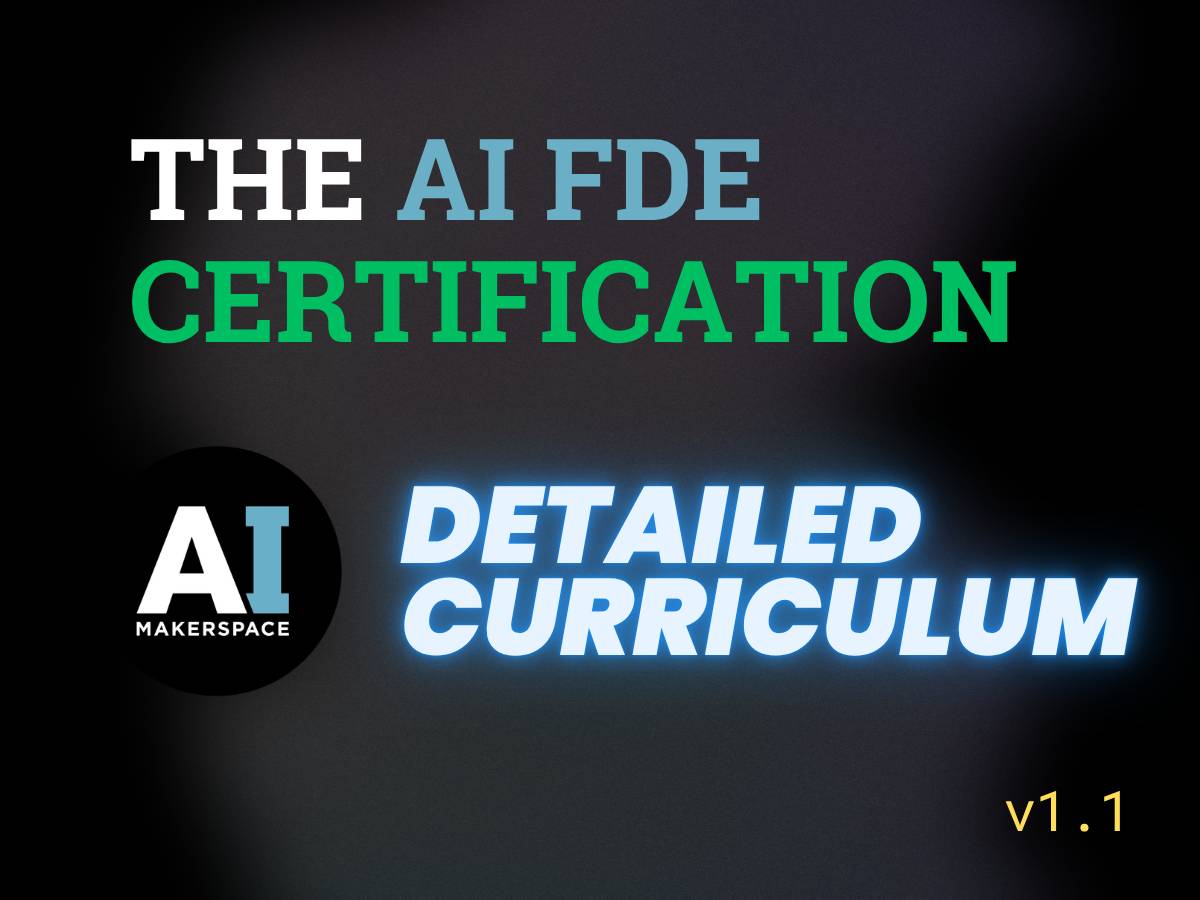 AI FDE Certification Curriculum 
