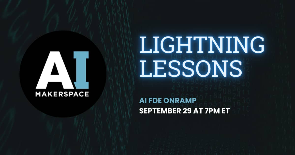 Free Lightning Lesson: AI FDE Onramp
