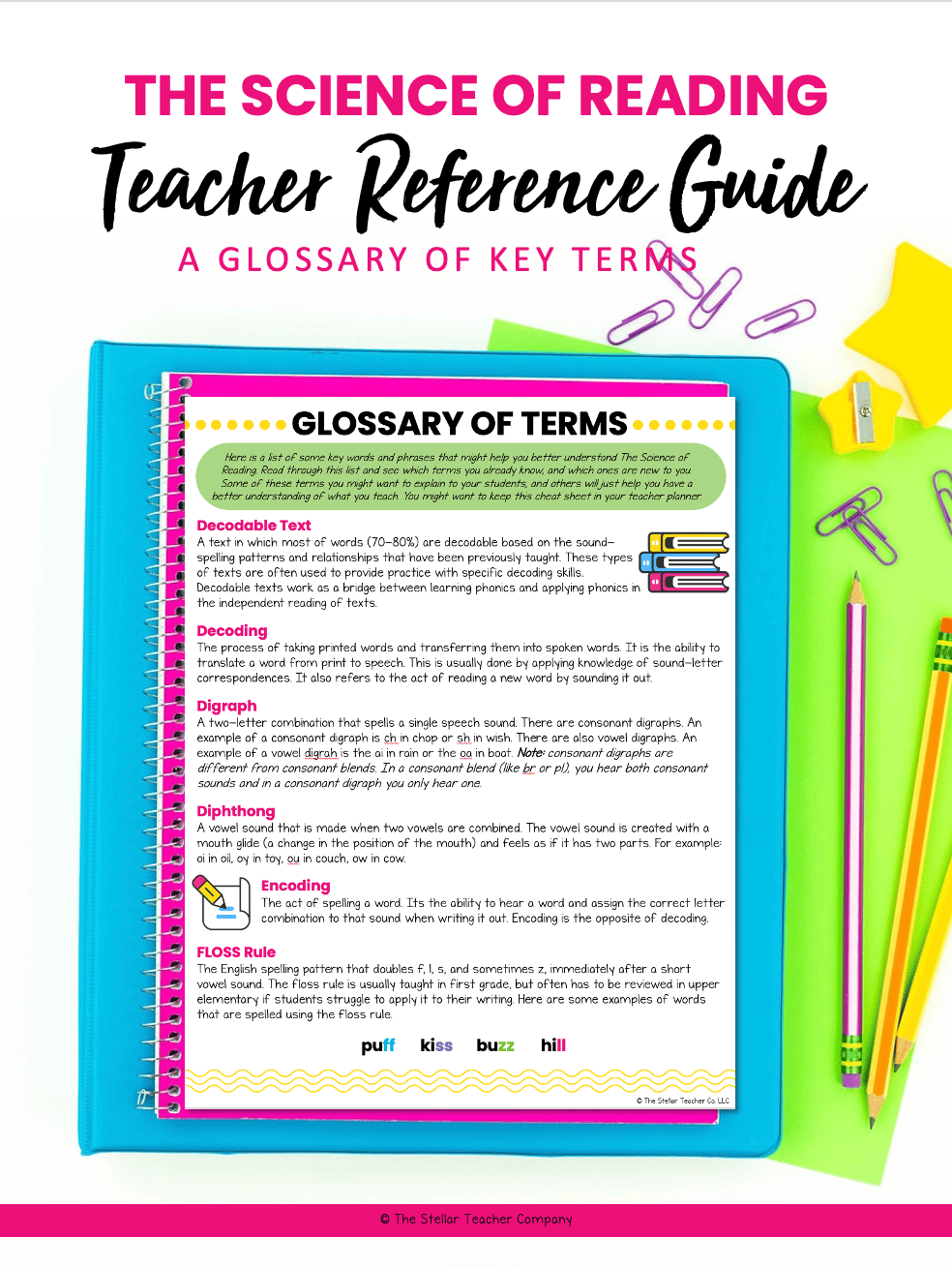 The Science Of Reading Teacher Reference Guide