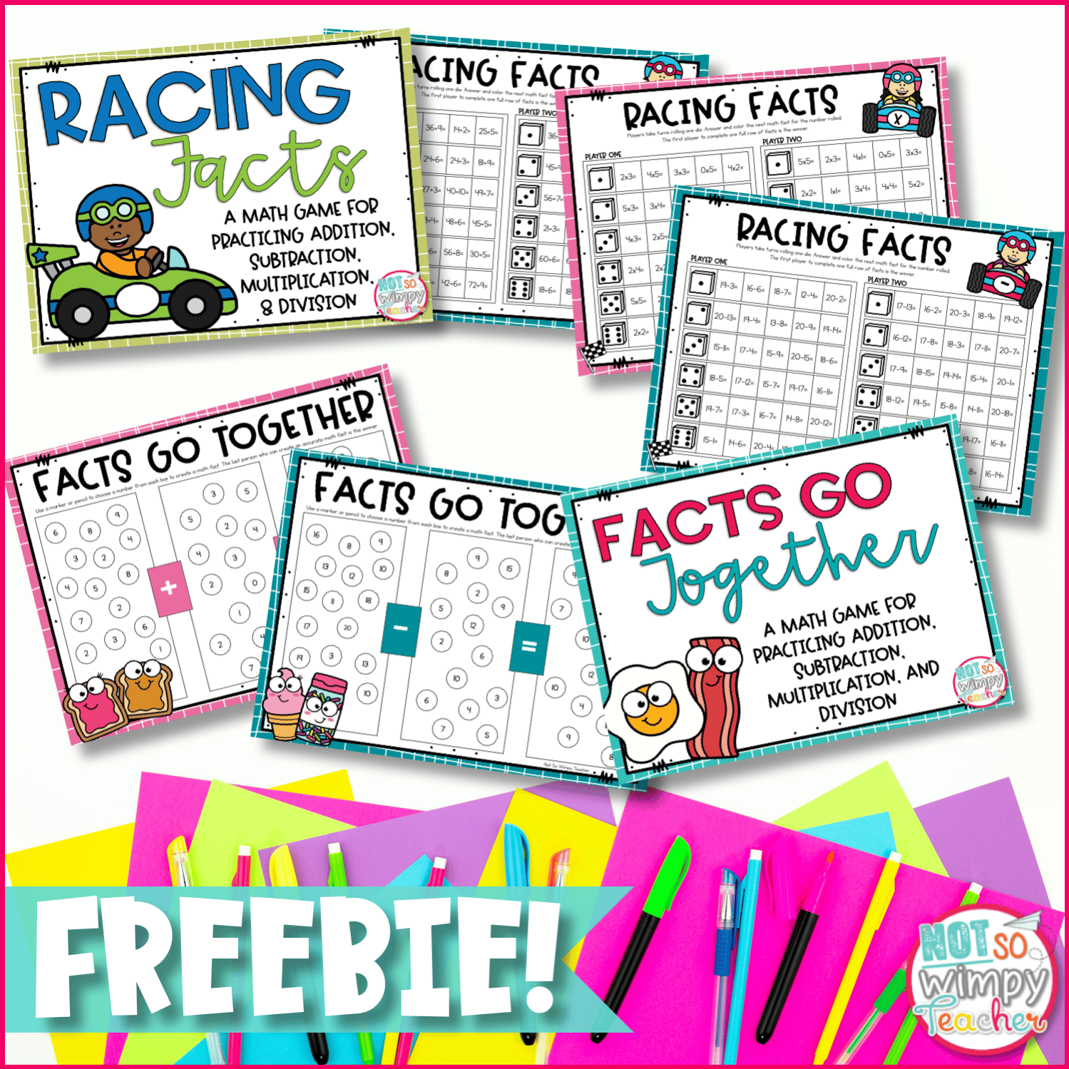 Free Math Fact Games