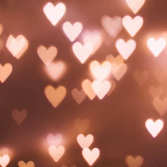 heart bokeh light