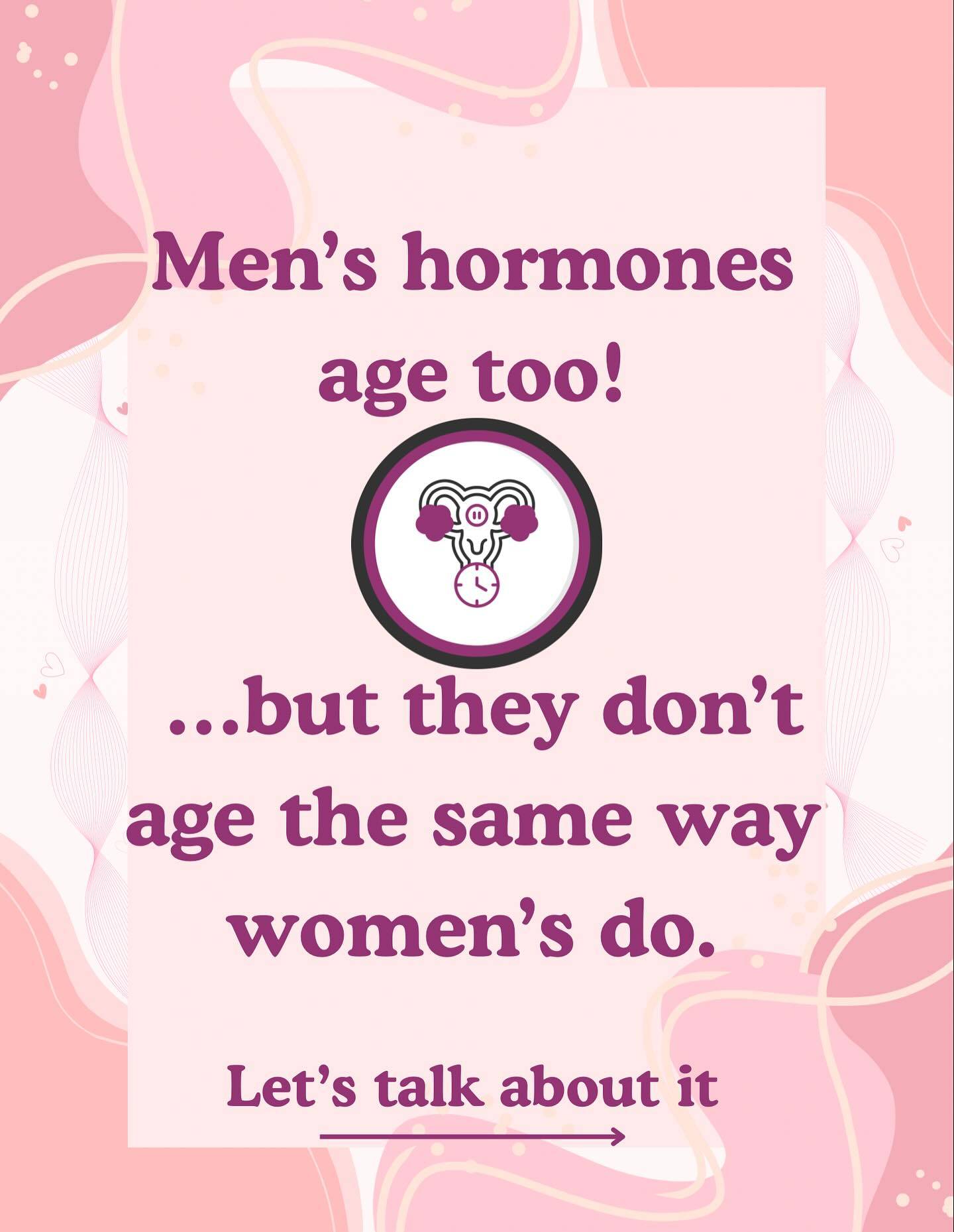 How Men’s Hormones Age | Testosterone Decline, Stress, and Women’s Health Research  Men’s hormones age too. Testosterone peaks in the 20s and then drops ~1 percent per year
after 30. DHEA, growth hormone, and even estradiol (yes, men produce it too) also decline
with age.
Stress and lifestyle accelerate these changes: chronic stress raises cortisol, suppressing
testosterone, while poor sleep reduces both testosterone and growth hormone.
Here’s the problem: because men’s hormones decline gradually, they became the baseline
for most clinical trials. Women’s hormones don’t age this way. They shift in waves and then
crash, which is exactly why women’s health needs more research.
Follow @WellCodedWomen for science-backed women’s health.
#menshealth #hormones #testosterone #cortisol #sleephealth #agingwell #womenshealth #hormonalhealth #pcos #pcosawareness #clinicaltrials #hormonalbalance