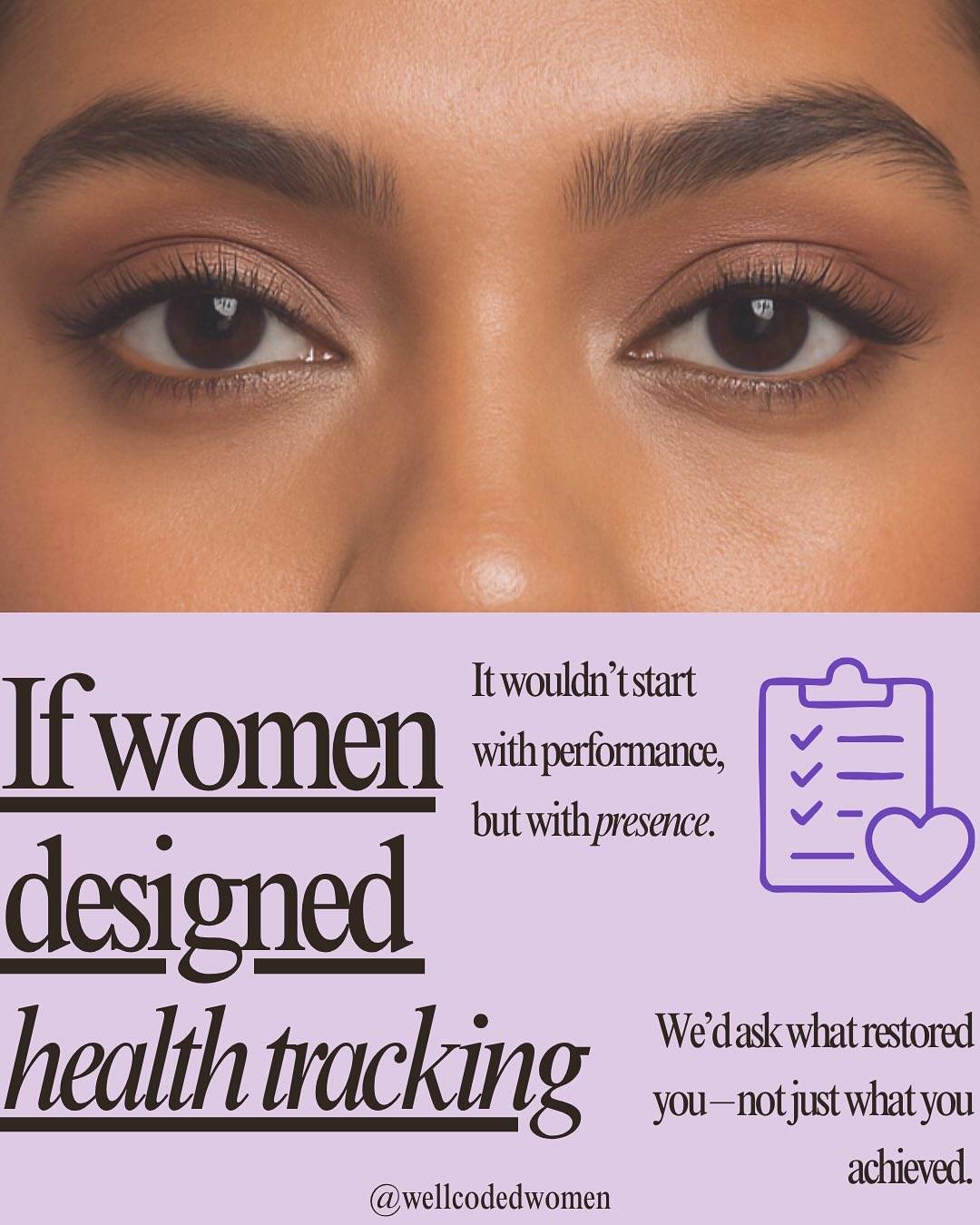 If women designed health tracking, it would start with how we live, not how we perform.
Because every woman’s rhythm tells a different story and that story is the data.
At Well Coded Women, we believe women’s health tech should listen, learn, and adapt not
average us out.
Subscribe to join the movement that’s rewriting how we understand women’s health.
#WomensHealth #HealthTech #CycleAwareness #pcos #DigitalWellness #female #perimenopausesupport #endometriosis 
#WellCodedWomen #DataDrivenCare #HormoneHealth #innovationforwomen