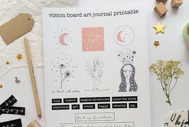 Vision Board Creation Guide + Journal – Smart Cookies
