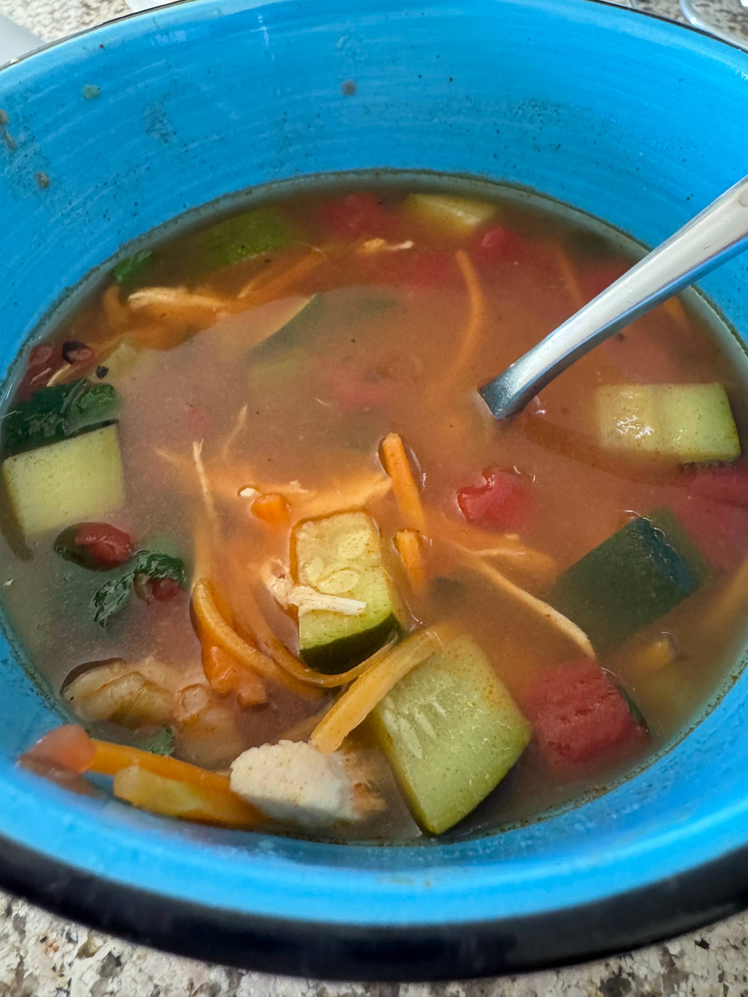 Bowl of Vegetable Soup