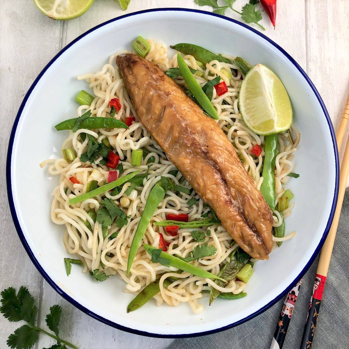 smoked mackerel salad