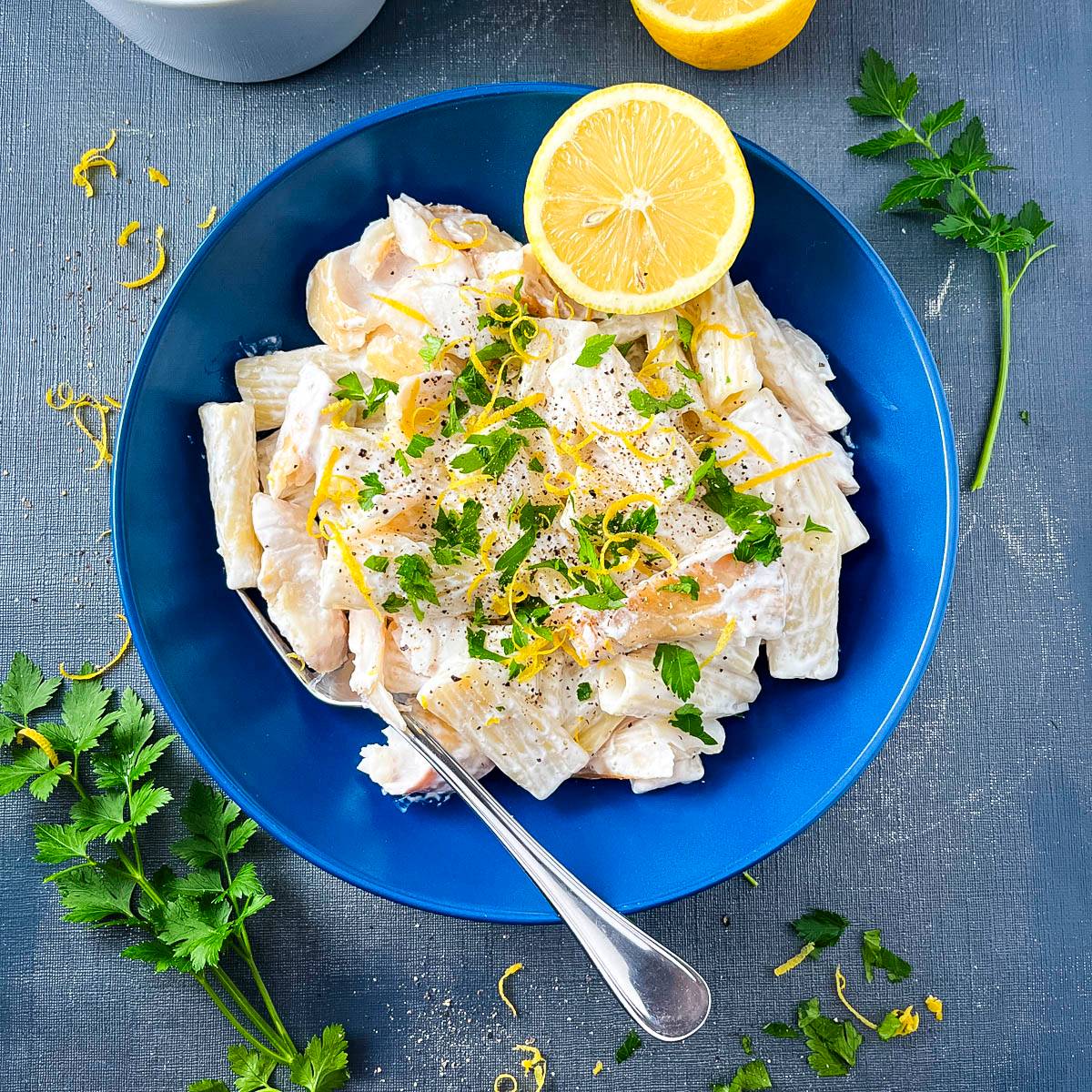 smoked haddock pasta as a february mid-week meal