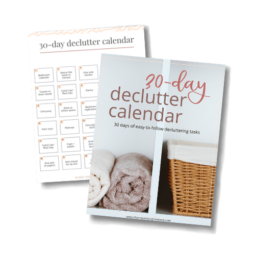 30Day Declutter Calendar