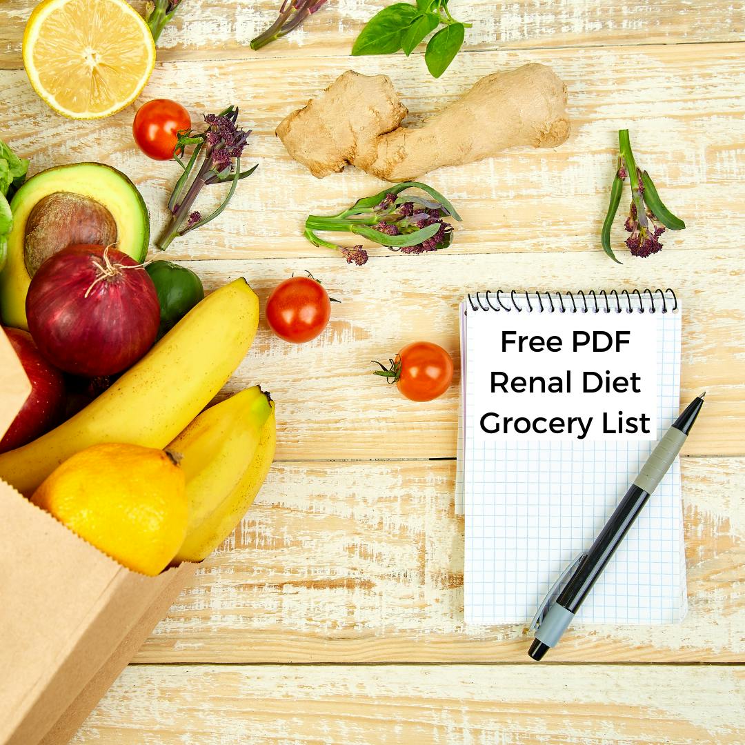 renal diet grocery list a comprehensive guide free download