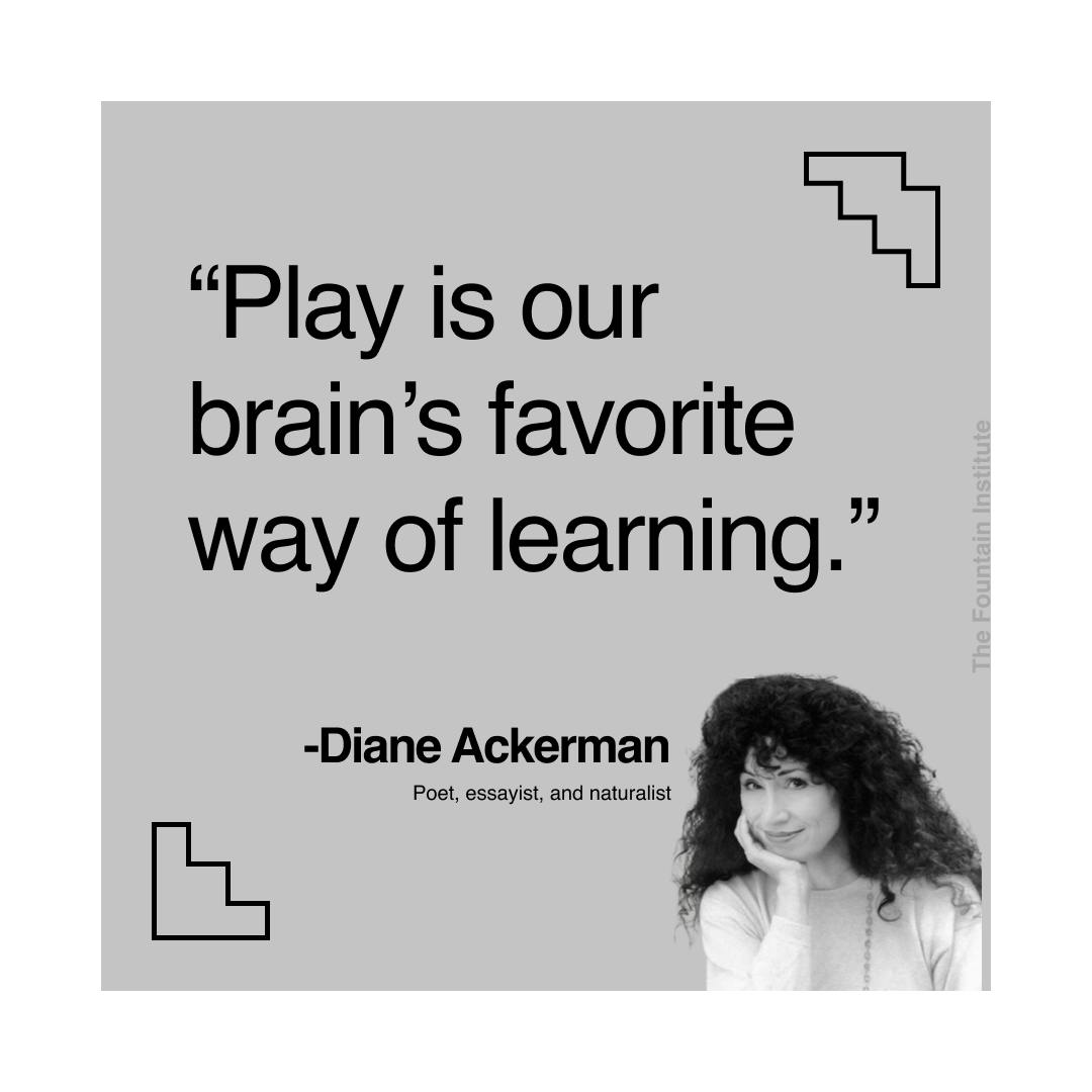 inspirational quote play learning