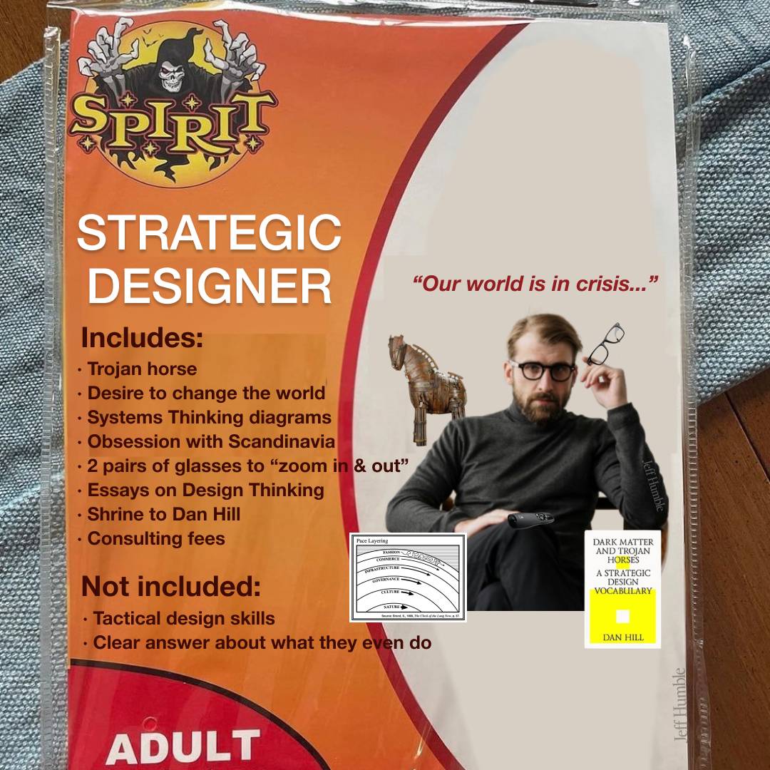 strategic designer halloween costume meme