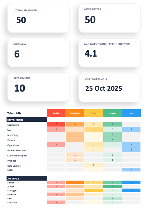 9-Box Grid — HR Succession preview 6