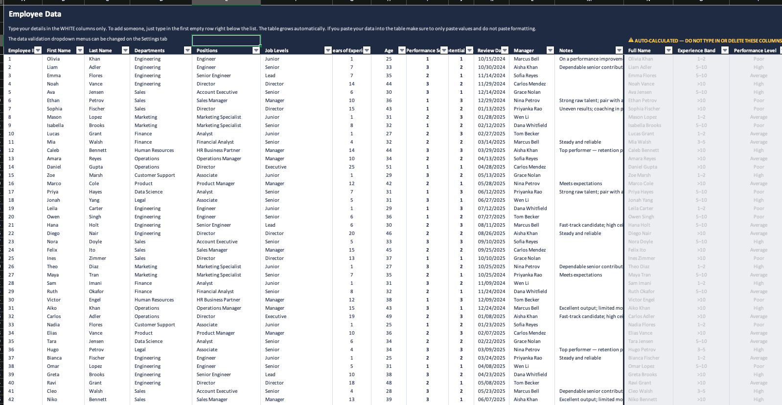 9-Box Grid — HR Succession preview 3
