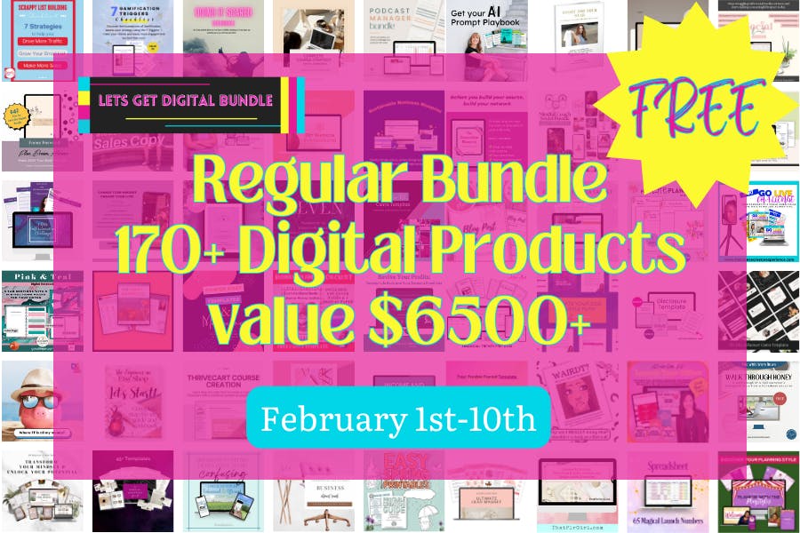 The let's get digital bundle is live from 01 to 10 February 2024