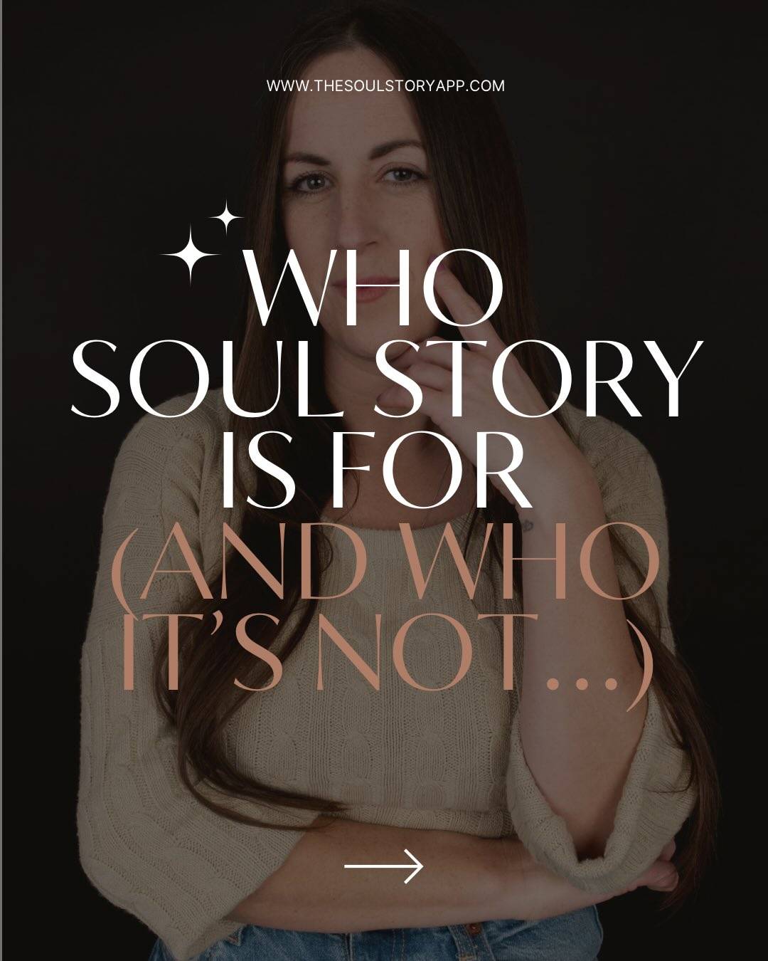 ✨ Uncomfortable truth alert:

 I didn’t build Soul Story for everyone.

☑️I mean, to start that would be impossible, there’s no ‘right way’ to do anything. No ‘one box ticks all’. And with that in mind, my method will be perfect for some and not for others.

🌹My method works really blooming well for certain types of people. 

For empaths. 
For creatives. 
For people with a purpose deep in their belly that they’ve not yet tapped into to its fullest potential.

People similar, in ways, to me 🙋🏻‍♀️

So, I’ve built an app to help those people write the novel that’s trapped inside of them, because I hold in me the power to support and guide the above personality types to not only write  their story, but to completely change their lives in the process. 

As I have done with my own. 

If you desire to write a novel that can impact your life and the lives of readers and the world: it is my sworn promise to each and every Soul Story member that I will help you achieve your book dreams to the best of my ability.

✨Each and every one of you.

So if you’re reading this and thinking ‘this is my cup of tea right there’ (we tend to drink a lot of tea don’t we??) then I’d like to gift you a 30 day free trial of Soul Story.

⬇️ Simply comment ‘Story’ and I’ll send you the link.

The world needs our stories now more than ever. (And if you’re meant to be here, you know exactly what I’m on about.)

Come join The Resistance.

Your Soul Story awaits ✨