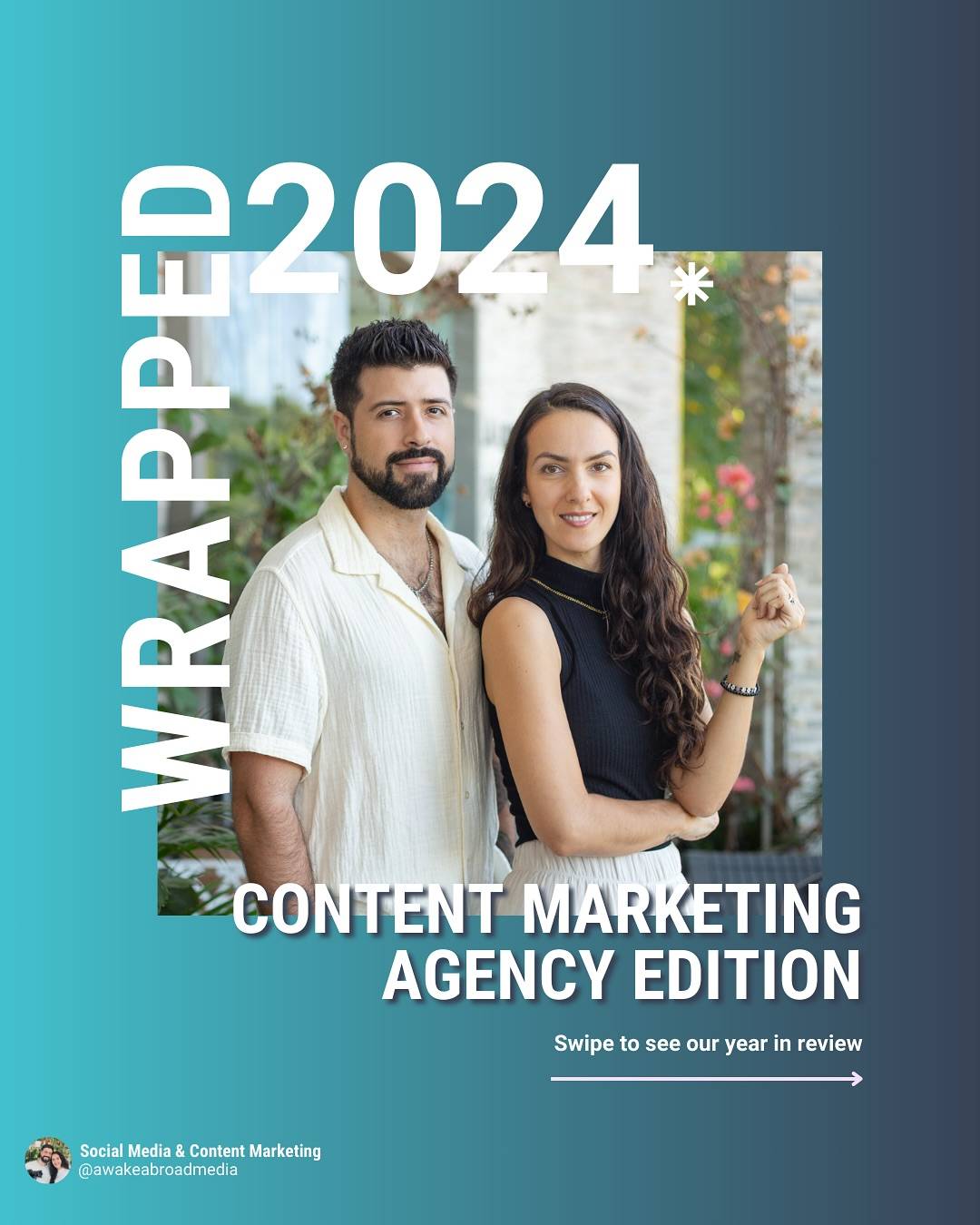 Unwrap 2024 with us 🎁

It’s fun looking back on our year and see what we’ve been able to accomplish!

Some of the things we’re most proud of 🥰

⚡️Revamping & improving our offer
⚡️Getting amazing results for our clients
⚡️Creating content for Dropbox
⚡️Starting a podcast
⚡️Creating an online community
⚡️Growing our brand

Don’t get us wrong, we faced plenty of challenges too - 2024 was probably the toughest year professionally for us yet. But with every struggle we learned and improved!

Enough about us, it’s your turn! What are you most proud of achieving in 2024?

——-

#contentmarketingagency #socialmediamarketingagency #contentcreatorsofinstagram #coupleswhoworktogether #businesspartners #coupleswhotravel #realestatemarketingspecialists #digitalnomadlife #wrapped2024