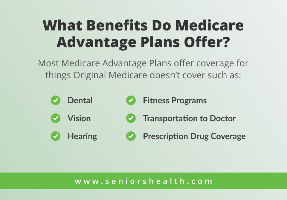 What benefits do Medicare Advantage plans offer? 