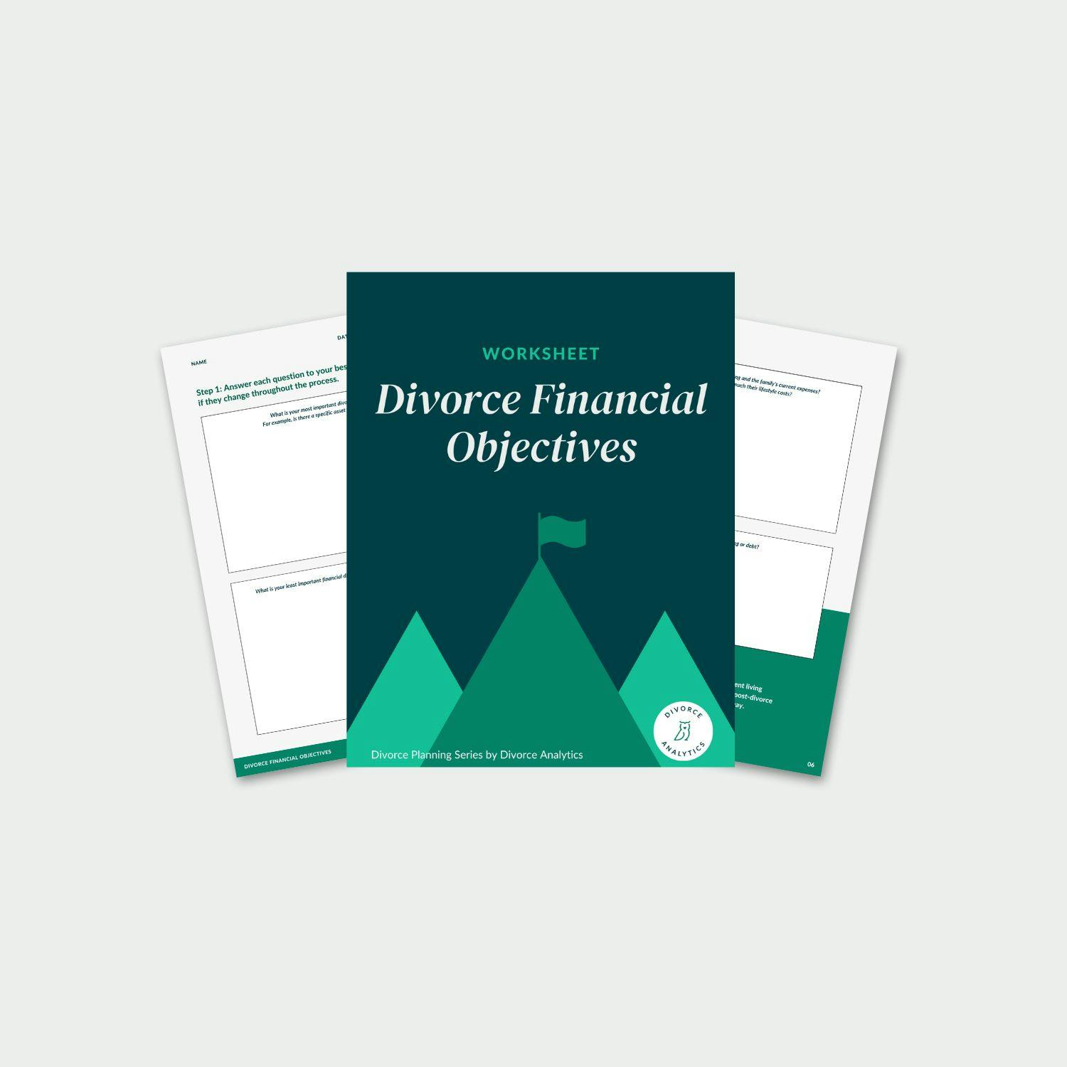 Divorce Financial Objectives
