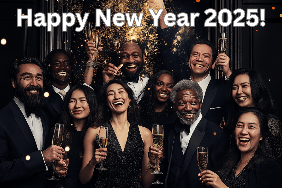 Happy New Year 2025 from By Michael Hofer