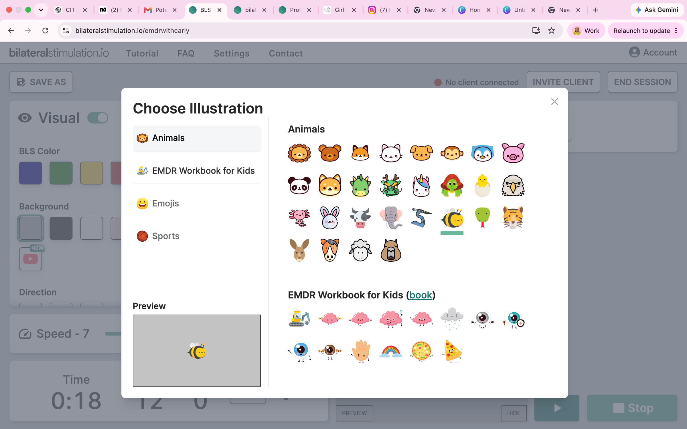 virtual emdr tool 
