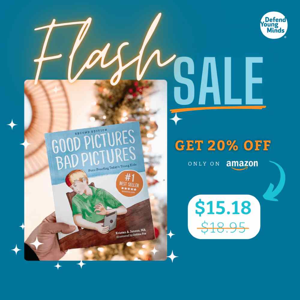 Image of Good Pictures Bad Pictures: Porn-Proofing Today's Young Kids with text advertising Flash Sale, get 20% off