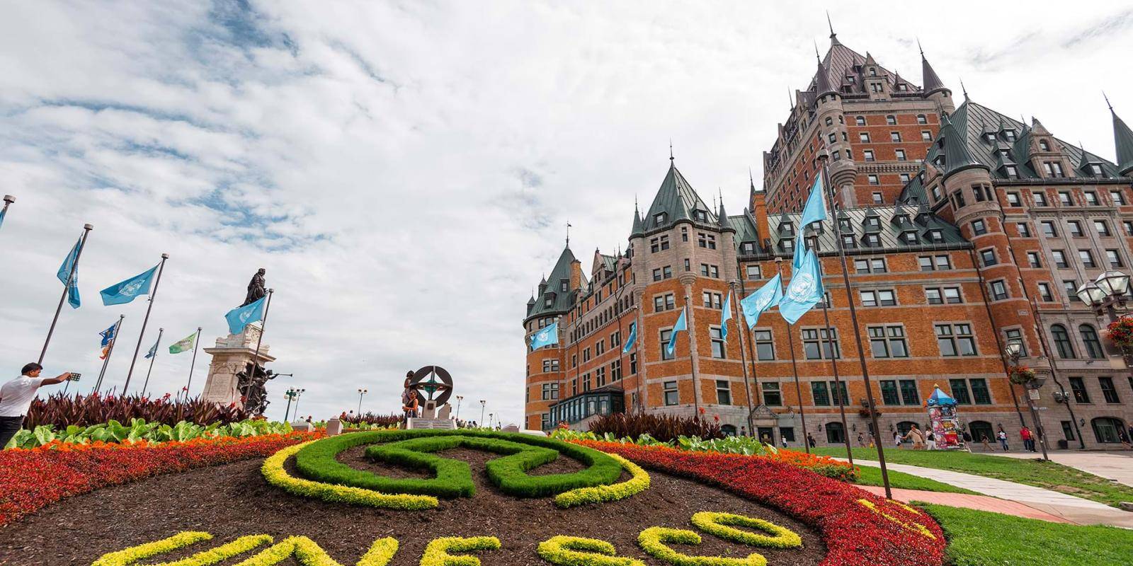 Fairmont Hotel in Quebec City Canada, Frontenac